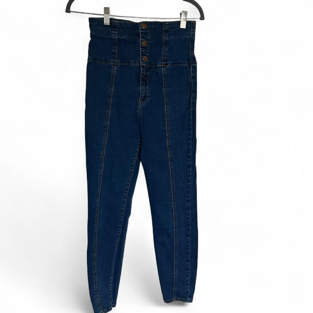 Forever-21 Women's Blue and Navy Jeans